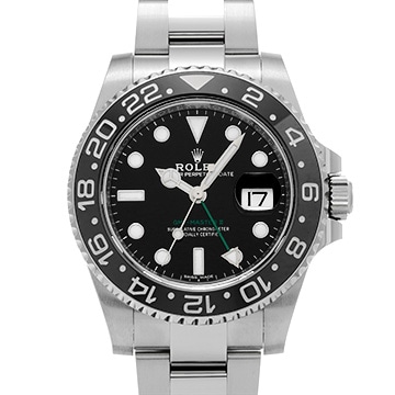 ロレックス GMTマスターII 116710LN ブラック メンズ 時計 【中古】【wristwatch】