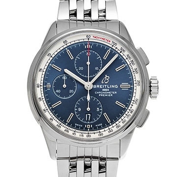 ブライトリング プレミエ クロノグラフ 42 A13315351C1A1 ブルー メンズ 時計 【中古】【wristwatch】