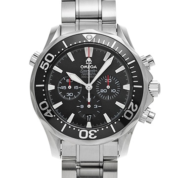 オメガ シーマスター 300 クロノグラフ 2594.52 ブラック メンズ 時計 【中古】【wristwatch】