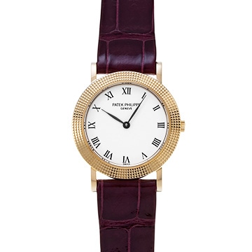 パテック フィリップ カラトラバ 4919J ホワイト メンズ 時計 【中古】【wristwatch】