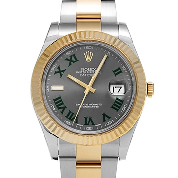 ロレックス デイトジャストII 116333 グレー メンズ 時計 【中古】【wristwatch】