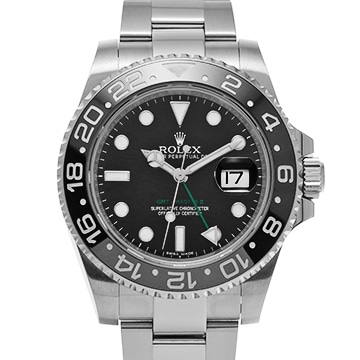 ロレックス GMTマスターII 116710LN ブラック メンズ 時計 【中古】【wristwatch】