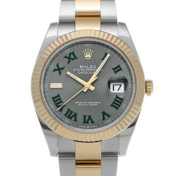 ロレックス デイトジャスト 41 126333 スレート メンズ 時計 【中古】【wristwatch】