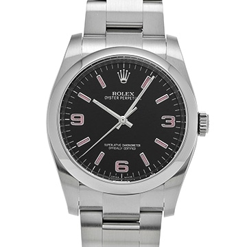 ロレックス オイスターパーペチュアル 36 116000 ブラック メンズ 時計 【中古】【wristwatch】