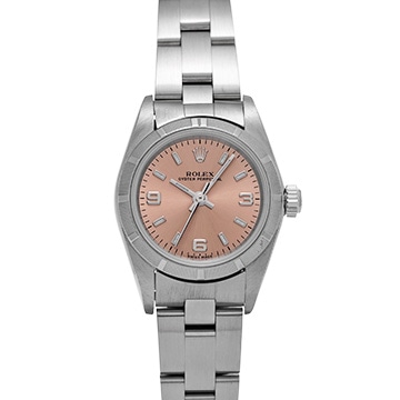 ロレックス オイスターパーペチュアル 76030 ピンク レディース 時計 【中古】【wristwatch】