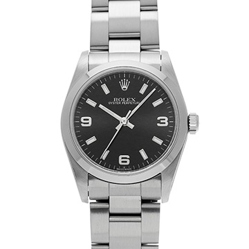ロレックス オイスターパーペチュアル 77080 ブラック ユニセックス 時計 【中古】【wristwatch】