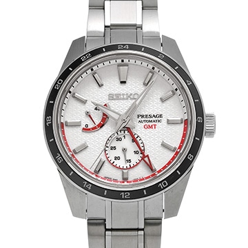 セイコー プレザージュ JAL国際線 渡航70th 国内限定300本 SARF025 ホワイト メンズ 時計 【中古】【wristwatch】