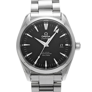 オメガ シーマスター アクアテラ コーアクシャル クロノメーター 2503.50 ブラック メンズ 時計 【中古】【wristwatch】