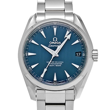 オメガ シーマスター アクアテラ マスターコーアクシャル 231.10.39.21.03.002 ブルー メンズ 時計 【中古】【wristwatch】