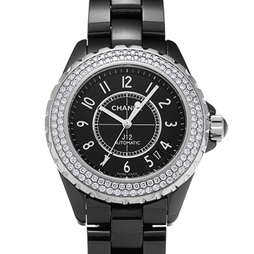 シャネル J12 オートマティック H0950 ブラック メンズ 時計 【中古】【wristwatch】