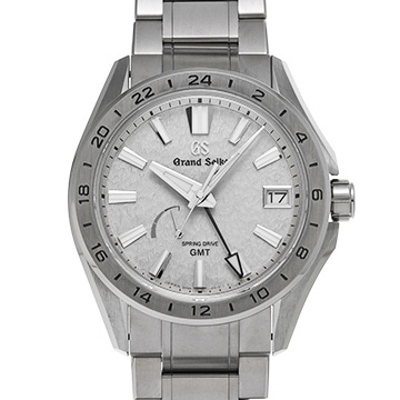 グランドセイコー エボリューション 9 コレクション スプリングドライブ GMT SBGE285 グレー メンズ 時計 【中古】【wristwatch】