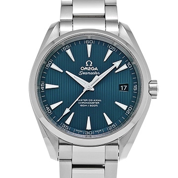 オメガ シーマスター アクアテラ マスターコーアクシャル 231.10.42.21.03.003 ブルー メンズ 時計 【中古】【wristwatch】
