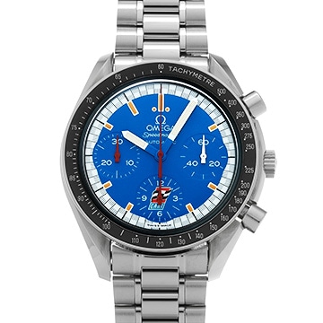 オメガ スピードマスター レーシング ミハエル・シューマッハ 3510.80 ブルー メンズ 時計 【中古】【wristwatch】