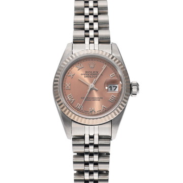 ロレックス デイトジャスト 79174 ピンク レディース 時計 【中古】【wristwatch】