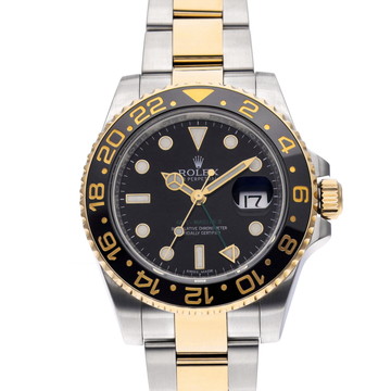 ロレックス GMTマスターII 116713LN ブラック メンズ 時計 【中古】【wristwatch】