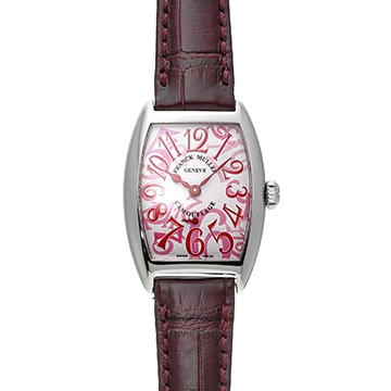 フランクミュラー トノウカーベックス カモフラージュ 1750S6 CAMOUFLARGE AC ピンク レディース 時計 【中古】【wristwatch】