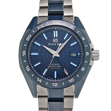 グランドセイコー スポーツコレクション メカニカル ハイビート36000 GMT キャリバー9S 20th SBGJ229 ブルー メンズ 時計 【中古】【wristwatch】