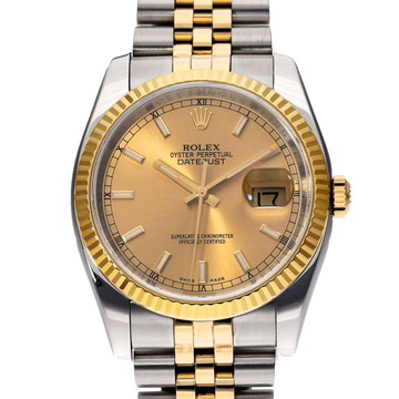 ロレックス デイトジャスト 116233 シャンパン メンズ 時計 【中古】【wristwatch】
