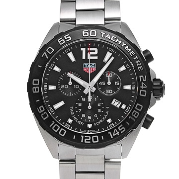 タグ ホイヤー フォーミュラ1 クォーツ クロノグラフ CAZ1010.BA0842 ブラック メンズ 時計 【中古】【wristwatch】