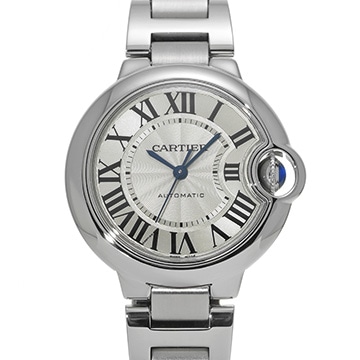 カルティエ バロンブルー ドゥ カルティエ 33mm W6920071 シルバー ユニセックス 時計 【中古】【wristwatch】