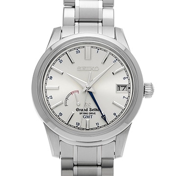 グランドセイコー エレガンスコレクション スプリングドライブ GMT SBGE025 シルバー メンズ 時計 【中古】【wristwatch】