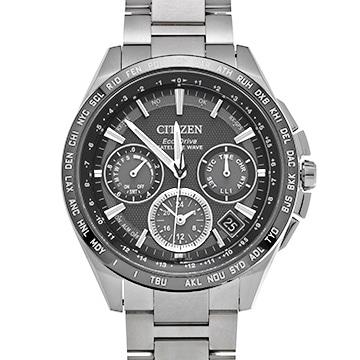 シチズン アテッサ エコ・ドライブ CC9015-54E ブラック メンズ 時計 【中古】【wristwatch】