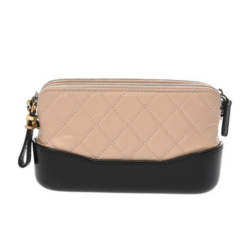 シャネル チェーンウォレット ガブリエルドゥシャネル ブラック/ベージュ A94505 エイジドカーフスキン レディース バッグ 【中古】【bag】