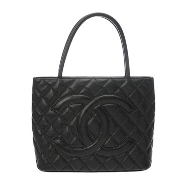 シャネル マトラッセ 復刻トート ブラック A01804 キャビアスキン レディース バッグ 【中古】【bag】