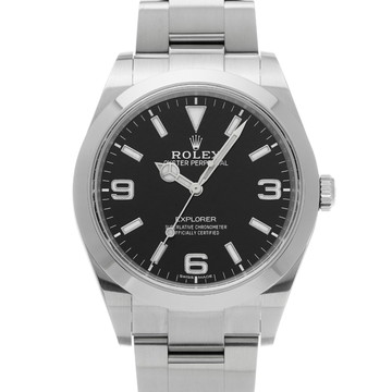 ロレックス エクスプローラー 214270 ブラック メンズ 時計 【中古】【wristwatch】