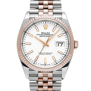 ロレックス デイトジャスト 36 126231 ホワイト メンズ 時計 【中古】【wristwatch】