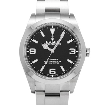 ロレックス エクスプローラー 214270 ブラック メンズ 時計 【中古】【wristwatch】