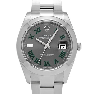 ロレックス デイトジャスト 41 126300 スレートグレー メンズ 時計 【中古】【wristwatch】