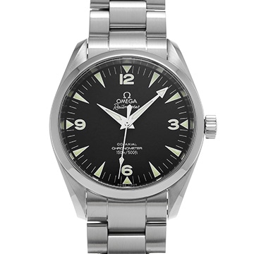 オメガ シーマスター アクアテラ レイルマスター 2503.52 ブラック メンズ 時計 【中古】【wristwatch】