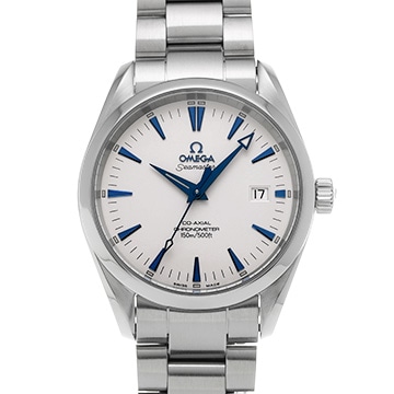 オメガ シーマスター アクアテラ コーアクシャル 2503.33 ホワイト メンズ 時計 【中古】【wristwatch】