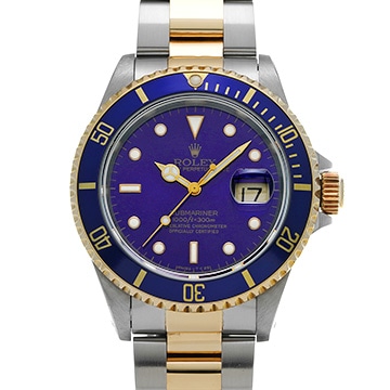 ロレックス サブマリーナ デイト 16613 ヴァイオレット メンズ 時計 【中古】【wristwatch】