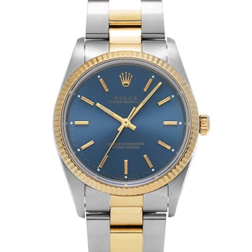 ロレックス オイスターパーペチュアル 14233 ブルー メンズ 時計 【中古】【wristwatch】