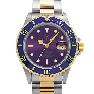 ロレックス サブマリーナ 16613LB ヴァイオレット メンズ 時計 【中古】【wristwatch】