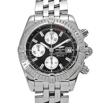 ブライトリング クロノマット エボリューション A13356 ブラック/シルバー メンズ 時計 【中古】【wristwatch】