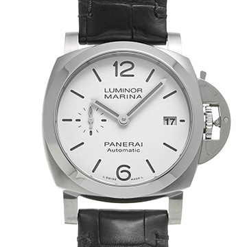 パネライ ルミノール クアランタ PAM01371 ホワイト メンズ 時計 【中古】【wristwatch】