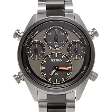 セイコー プロスペックス アナログクオーツクロノグラフ 40周年記念限定モデル SBER005 ブラウン メンズ 時計 【中古】【wristwatch】