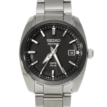 セイコー アストロン オリジン GPSソーラー 3X SBXD005 ブラック メンズ 時計 【中古】【wristwatch】