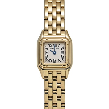 カルティエ パンテール ミニ W25034B9 アイボリー レディース 時計 【中古】【wristwatch】