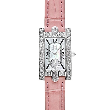 ハリー ウィンストン アヴェニュー オーロラ AVEQHM21WW185 ホワイトシェル レディース 時計 【中古】【wristwatch】