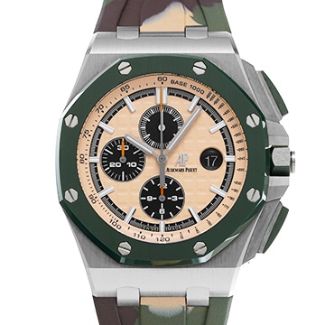 オーデマ ピゲ ロイヤルオーク オフショア クロノグラフ 26400SO.OO.A054CA.01 ベージュ メンズ 時計 【中古】【wristwatch】