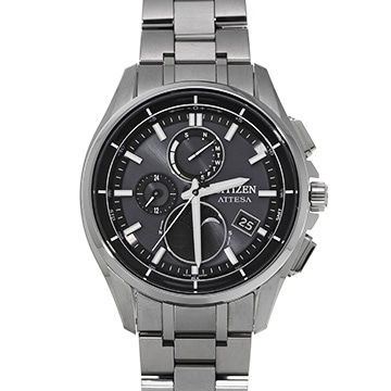 シチズン アテッサ BY1001-66E ブラック メンズ 時計 【中古】【wristwatch】