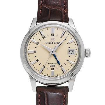 グランドセイコー ヘリテージコレクション GMT SBGM221 アイボリー メンズ 時計 【中古】【wristwatch】