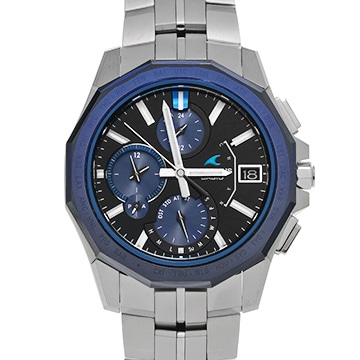 カシオ オシアナス マンタ OCW-S6000-1AJF ブルー メンズ 時計 【中古】【wristwatch】