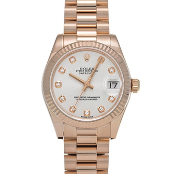 ロレックス デイトジャスト ボーイズ 178275G シルバー/ダイヤモンド レディース 時計 【中古】【wristwatch】