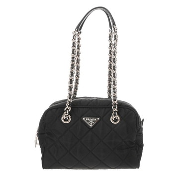 プラダ 2Wayチェーンハンドバッグ ブラック 1BB072 ナイロン レディース バッグ 【中古】【bag】