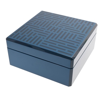 エルメス ファセット アン デデール ウォッチ ボックス ブルー ウッド ユニセックス 【中古】【other】